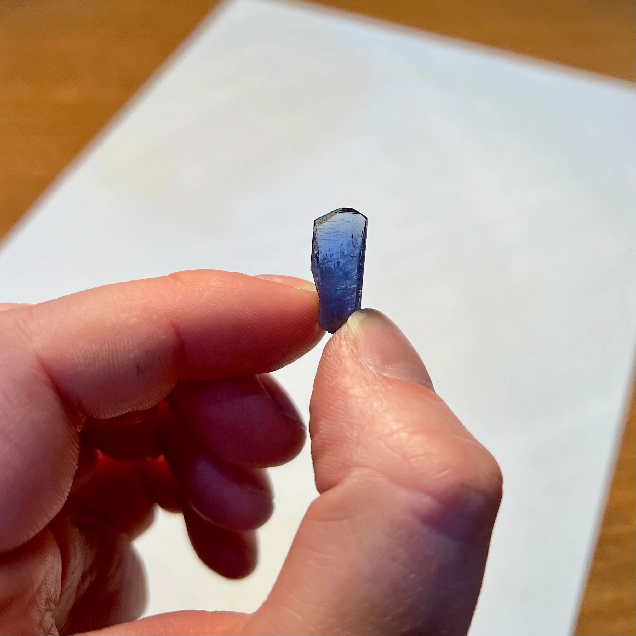 10.91ct Unheated Natural Tanzanite Crystal