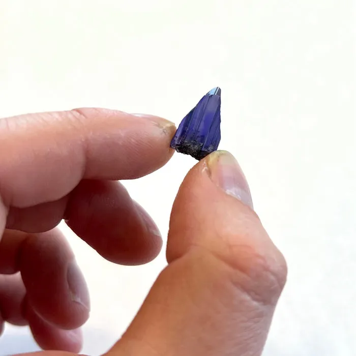 12.4ct Deep Natural Color Tanzanite Crystal
