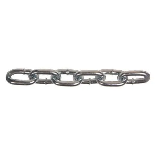 1/4" Zinc Plated Grade 30 Proof Coil Chain - 1' Length