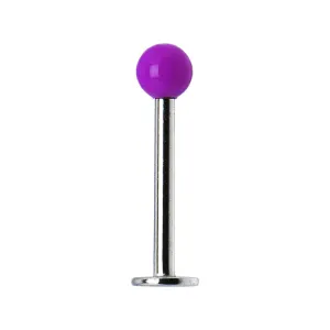16 Gauge Purple Neon Labret Monroe