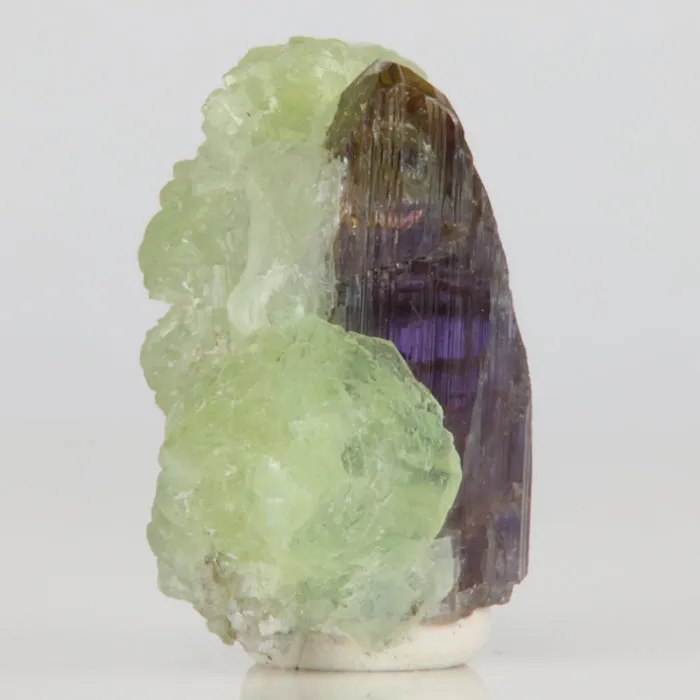 16.1ct Special Tanzanite & Prehnite Crystal Specimen