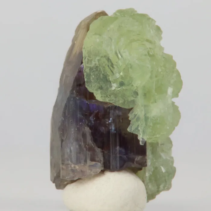 16.1ct Special Tanzanite & Prehnite Crystal Specimen