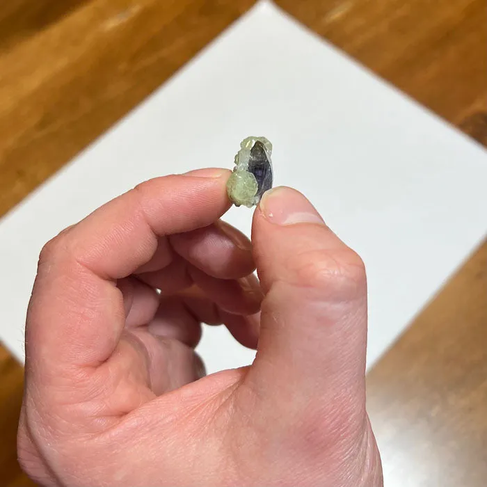 16.1ct Special Tanzanite & Prehnite Crystal Specimen