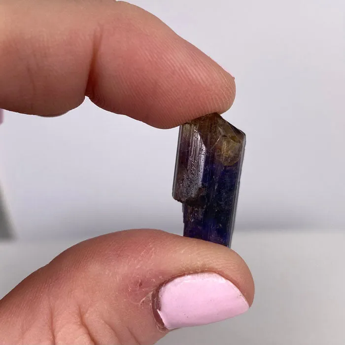 18.2ct Saturated BiColor Tanzanite Crystal