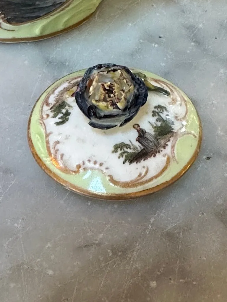 18th Century German Decorated Meissen Teapot