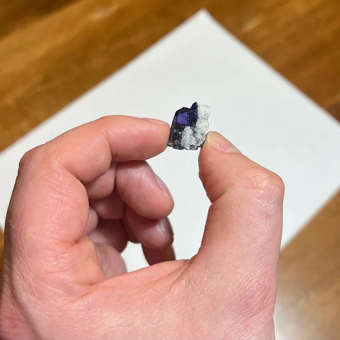 19.4ct Beautiful Deep Color Unheated Tanzanite Crystal Specimen