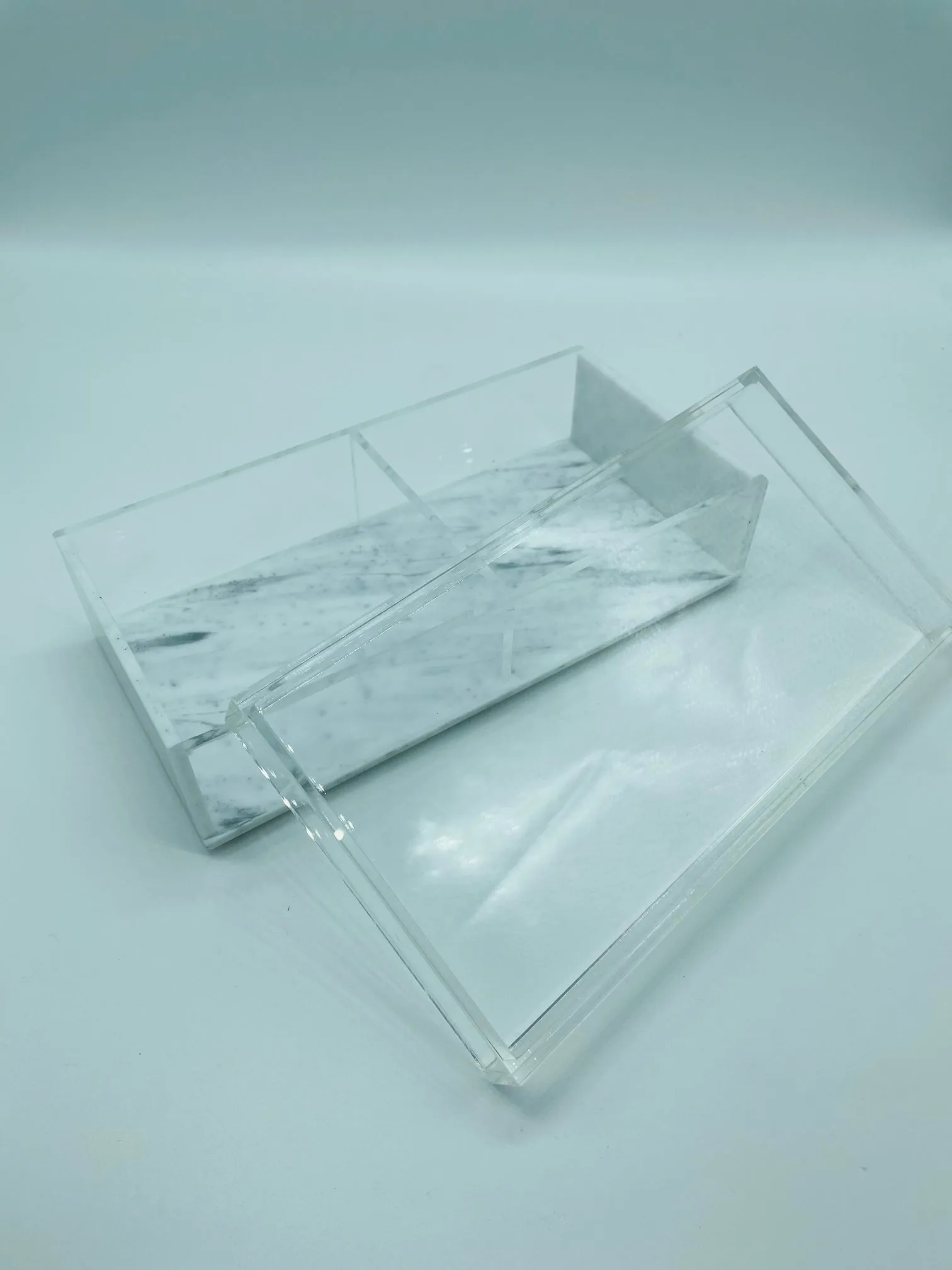 2 Section Marble tray