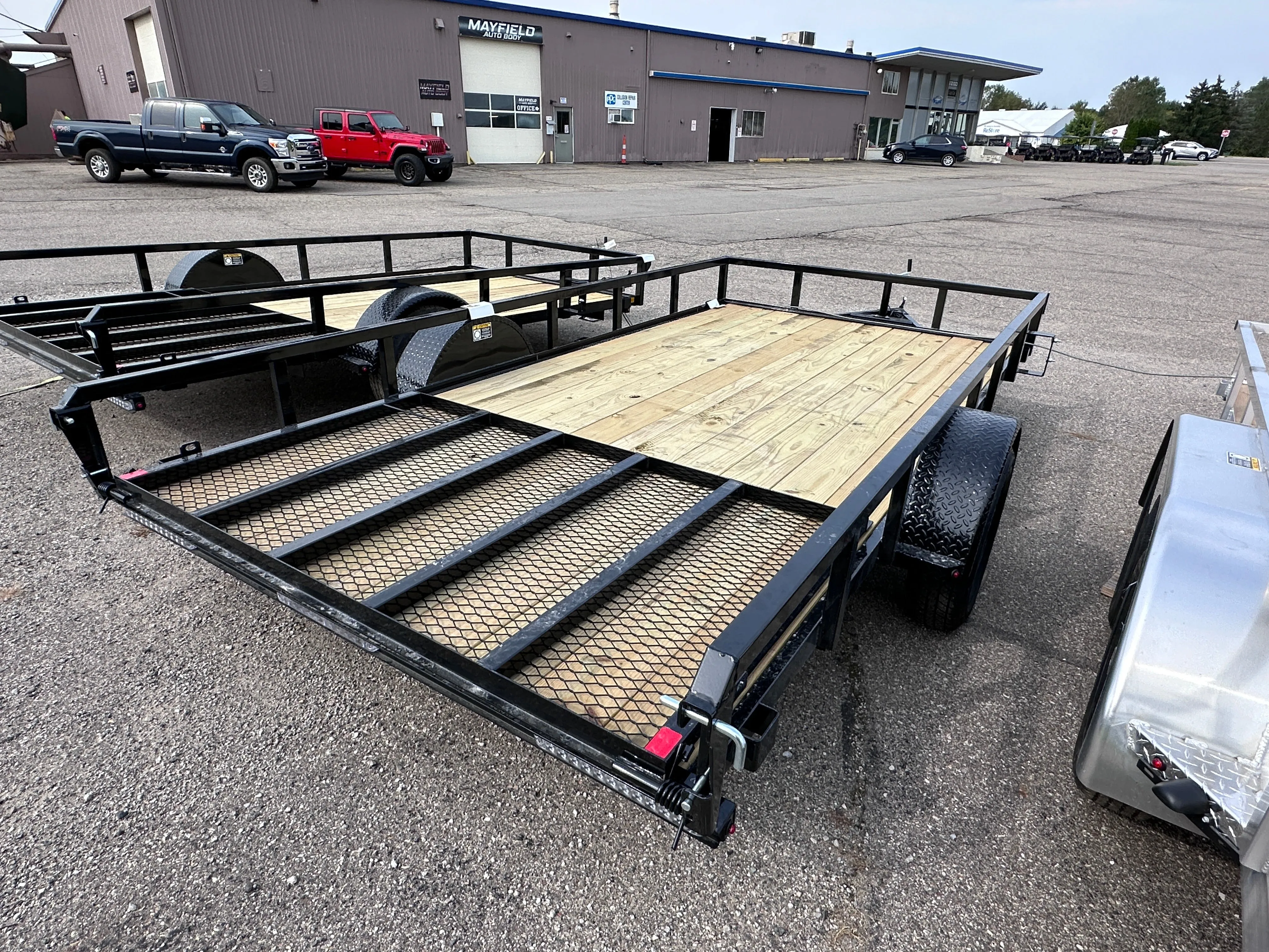 2025 H&H 82" x 14' Rail Side Utility Trailer