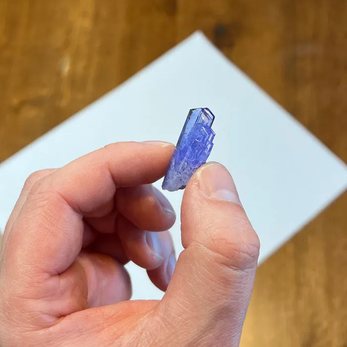 25.40ct Vibrant Color Raw Tanzanite Crystal