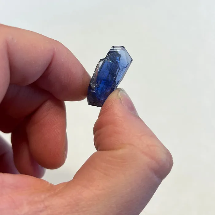 25.47ct Duel Tanzanite Crystal Specimen with Gemmy Deep Color