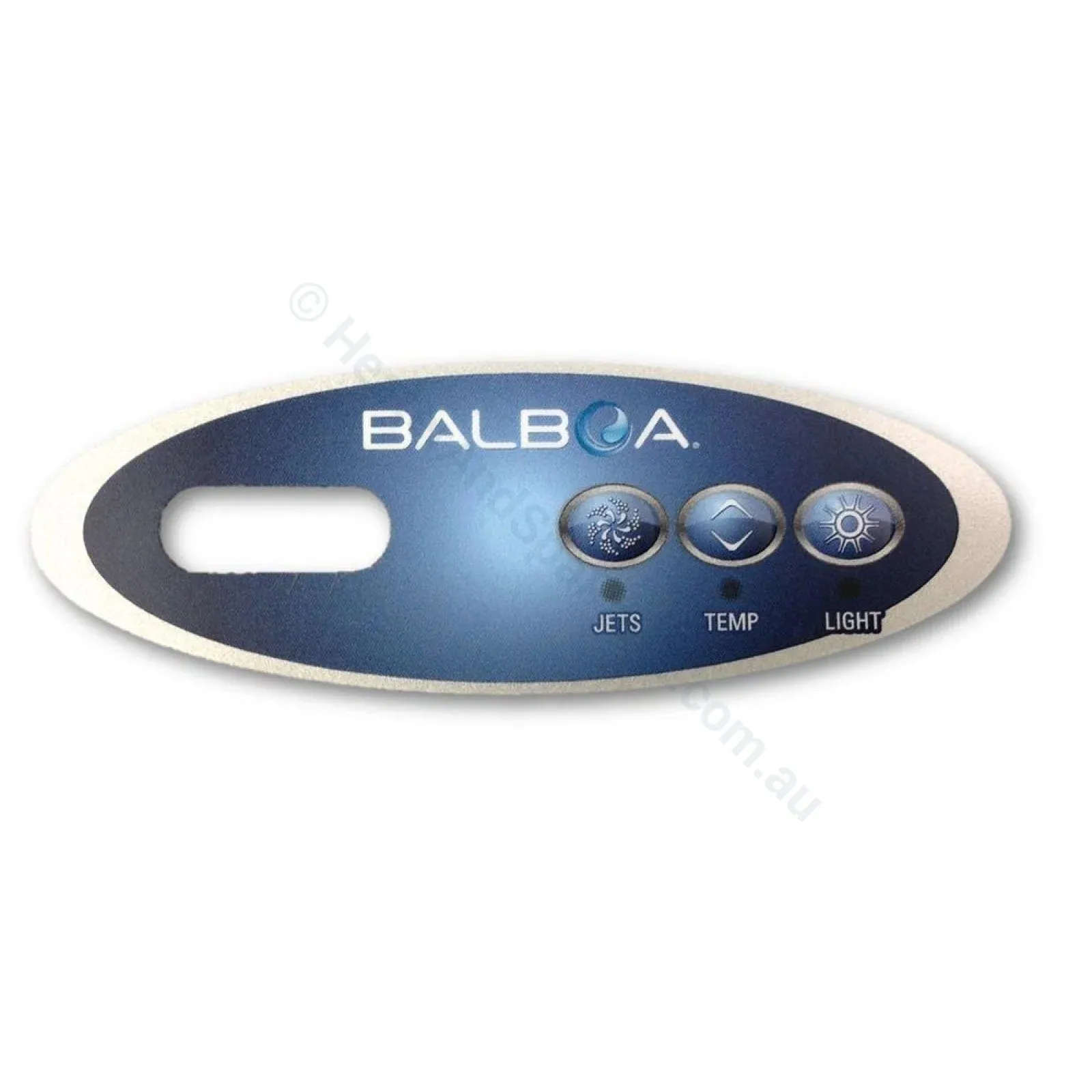 3-button Balboa VL200 Touchpad Overlay