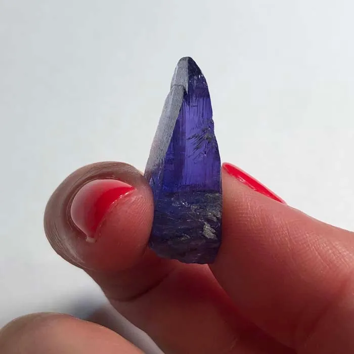 31.29ct Blue Violet Tanzanite Crystal Specimen