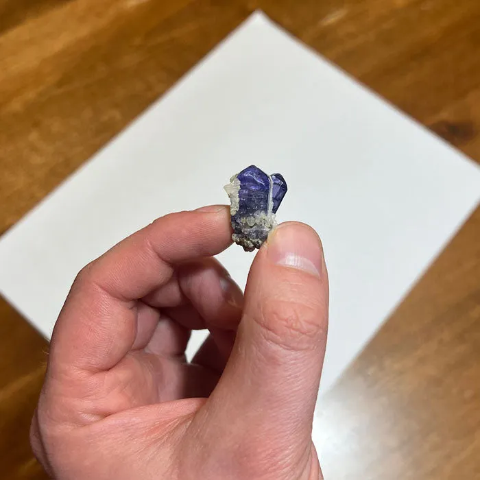31.6ct Beautiful Double Tanzanite Crystal Specimen