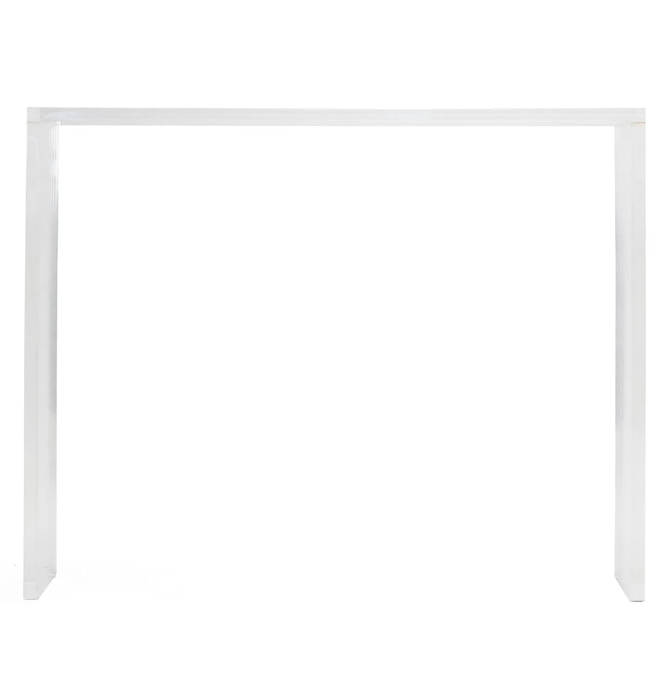 32" Stax Lucite Console Table