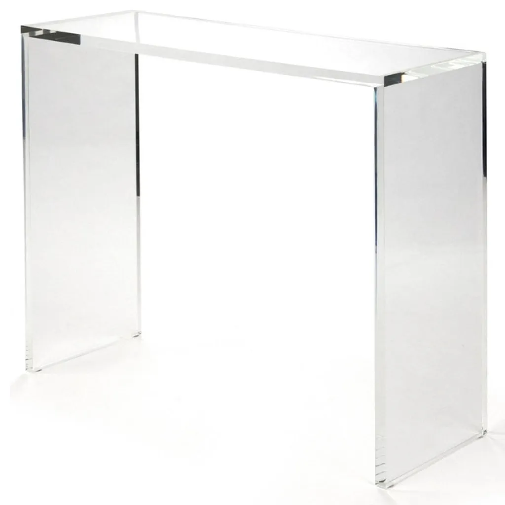 32" Stax Lucite Console Table