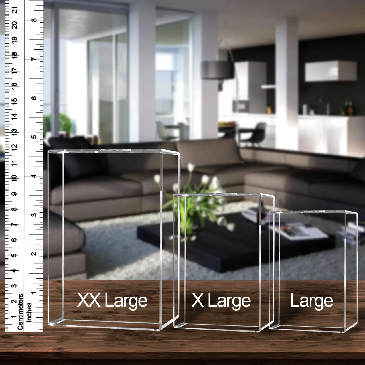 3D Crystal Laser Engraved XLarge Tower, Laser Engraved with Your Photo, Personalized Photo Gift, 3D Laser Engraved Etched Crystal - 2 People