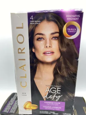 (3pk) CLAIROL AGE DEFY LUMINOUS PERMANENT HAIR COLOR DYE LUMINOUS *You Choose*