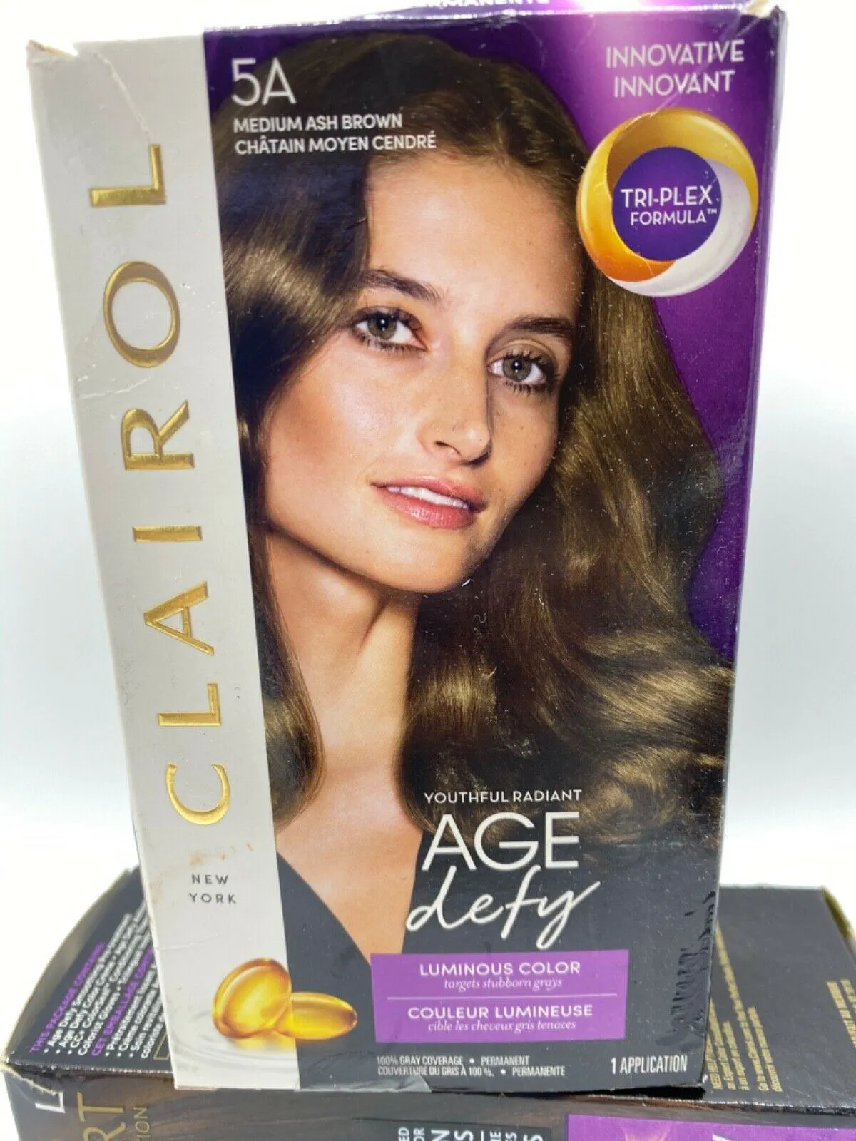 (3pk) CLAIROL AGE DEFY LUMINOUS PERMANENT HAIR COLOR DYE LUMINOUS *You Choose*