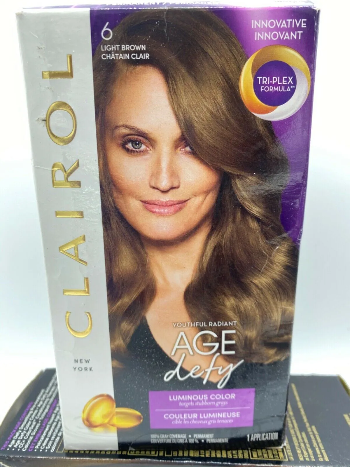 (3pk) CLAIROL AGE DEFY LUMINOUS PERMANENT HAIR COLOR DYE LUMINOUS *You Choose*