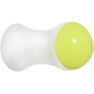 4 Gauge White Neon Yellow Acrylic Saddle Plug