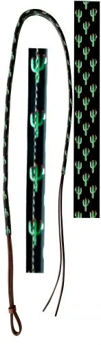 4ft Leather over & under with cactus Leather overlay