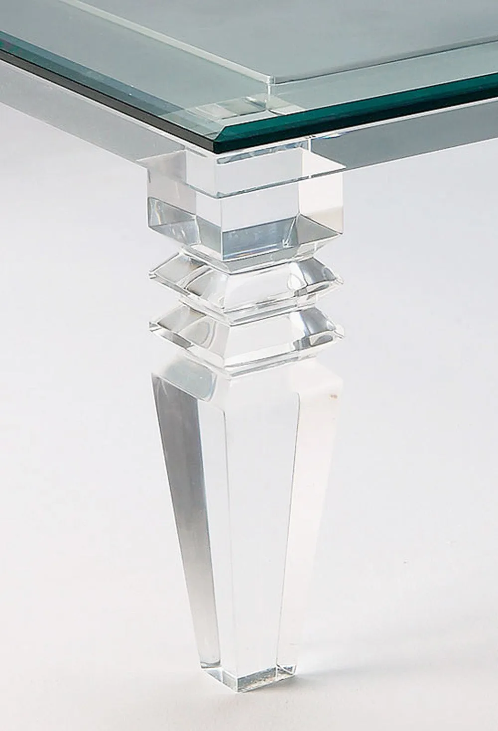 54" Portofino Lucite Coffee Table