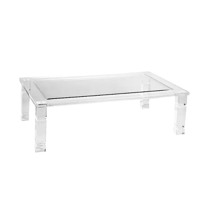 60" Classic Lucite Cocktail Table