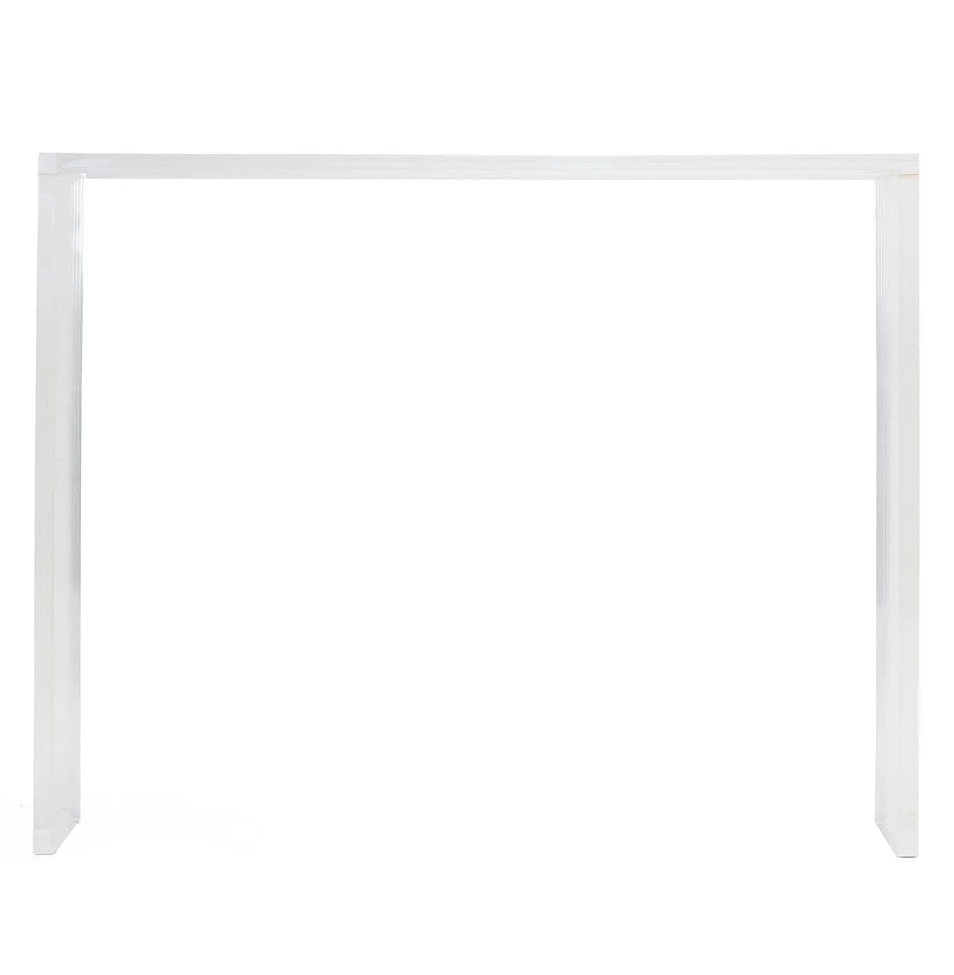 64" Stax Lucite Console Table
