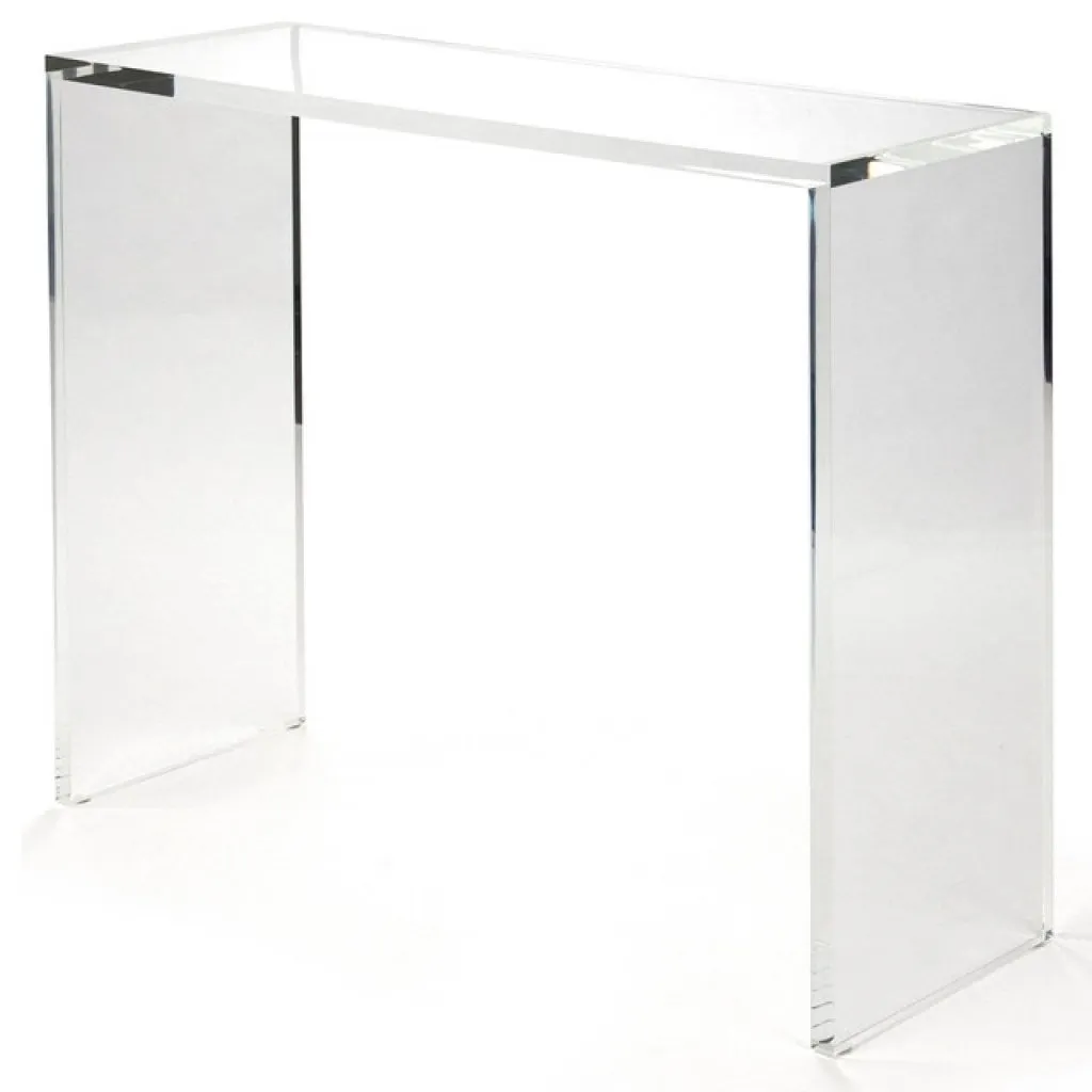 64" Stax Lucite Console Table