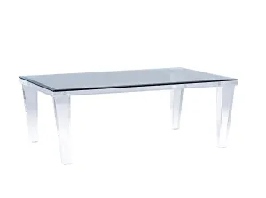 72" Hollywood Lucite Dining Table