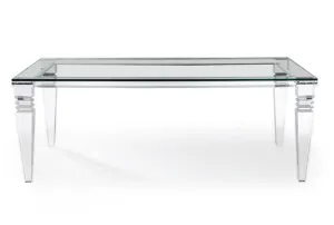 72" Portofino Lucite Dining Table