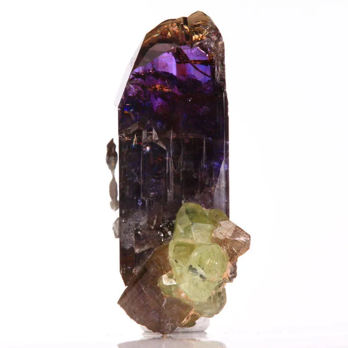 75.55ct Natrual Color Tanzanite Crystal Cluster with Dipside