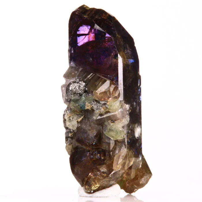 75.55ct Natrual Color Tanzanite Crystal Cluster with Dipside