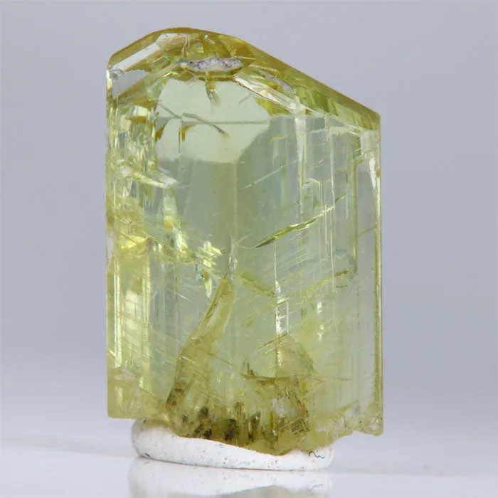8.19ct Fancy Color Natural Vibrant Yellow Tanzanite Crystal (Zoisite)