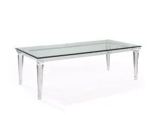 84" Palm Beach Lucite Dining Table