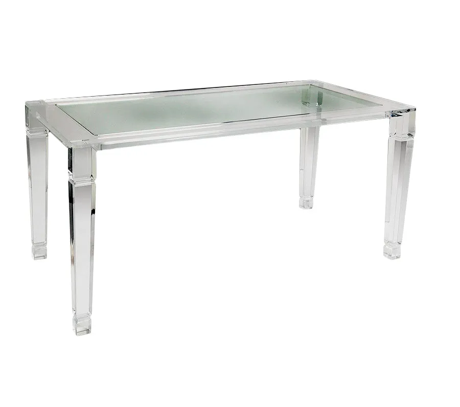 96" Manhattan Lucite Dining Table