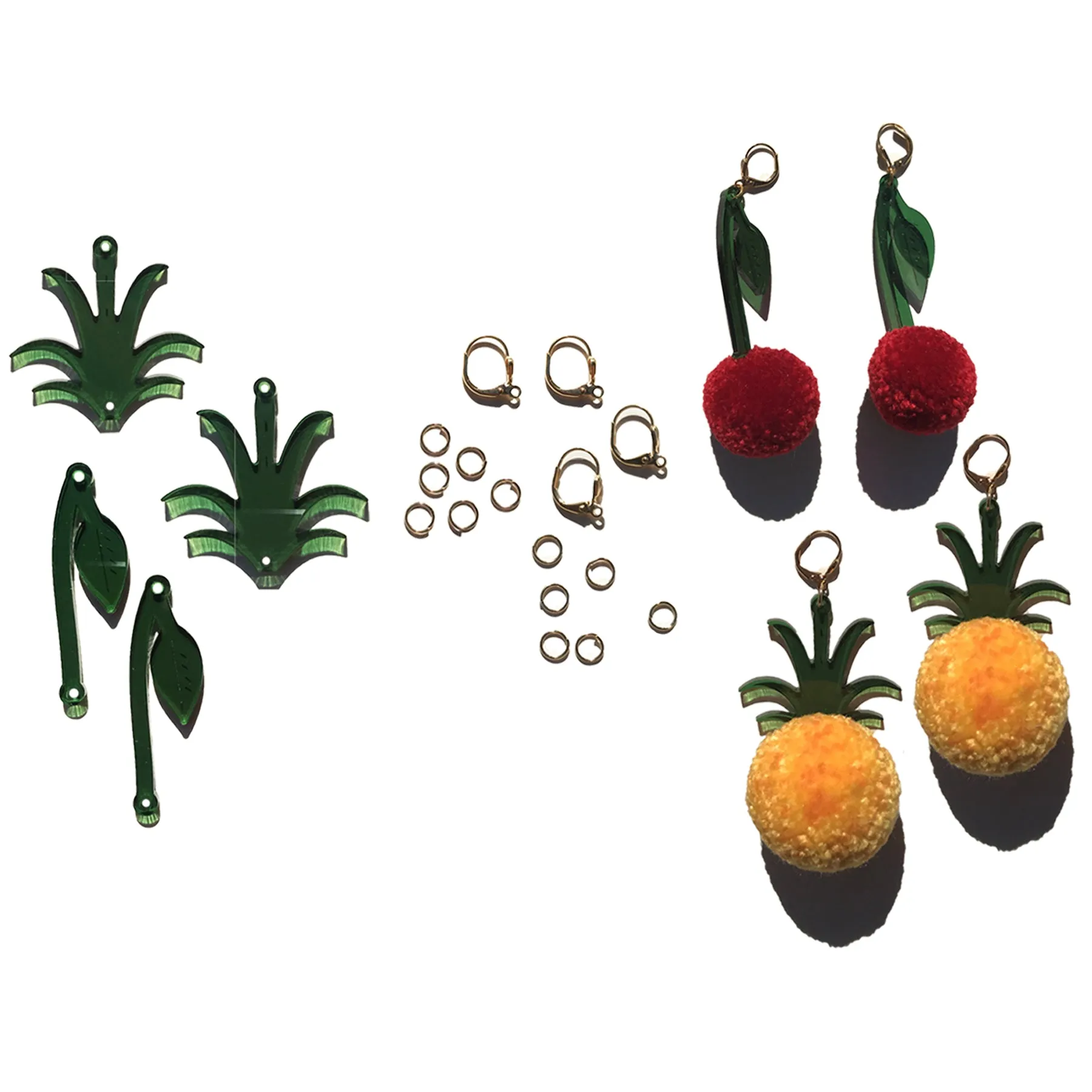 ACCESSORY: Earrings: Fruit Pom Poms