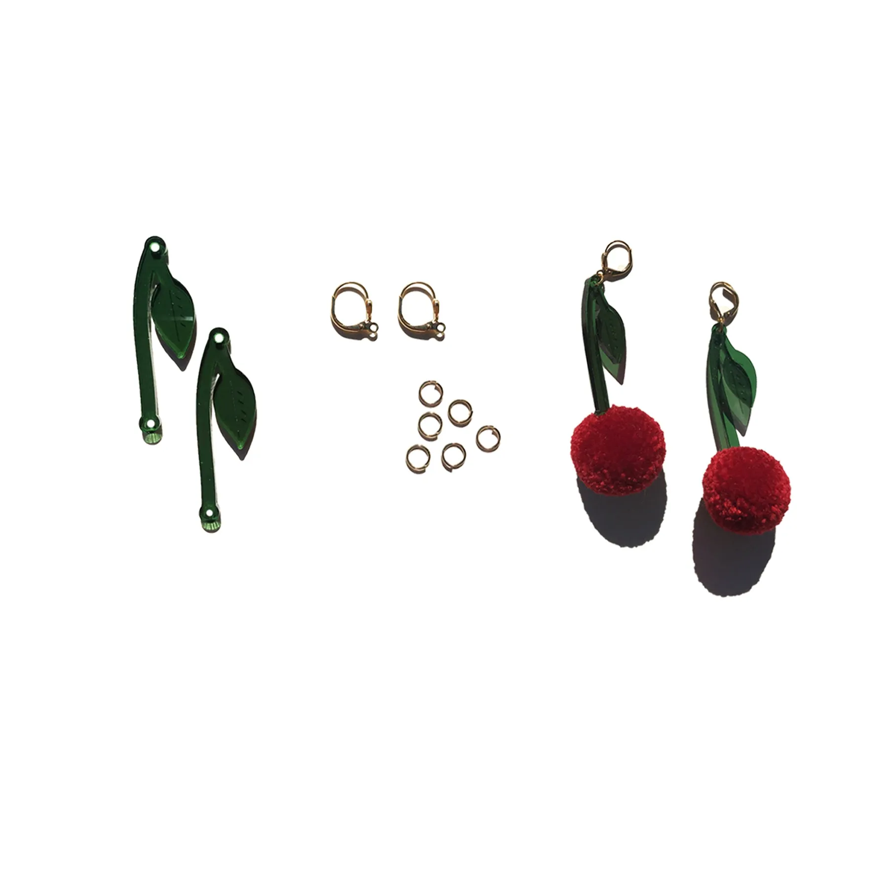 ACCESSORY: Earrings: Fruit Pom Poms