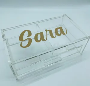 Acrylic 2 Tier Jewelry Box
