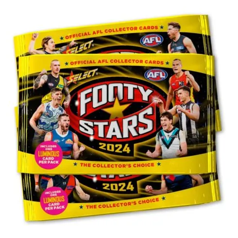 AFL Football 2024 Select Footy Stars Trading Cards Booster Box (Display of 36)