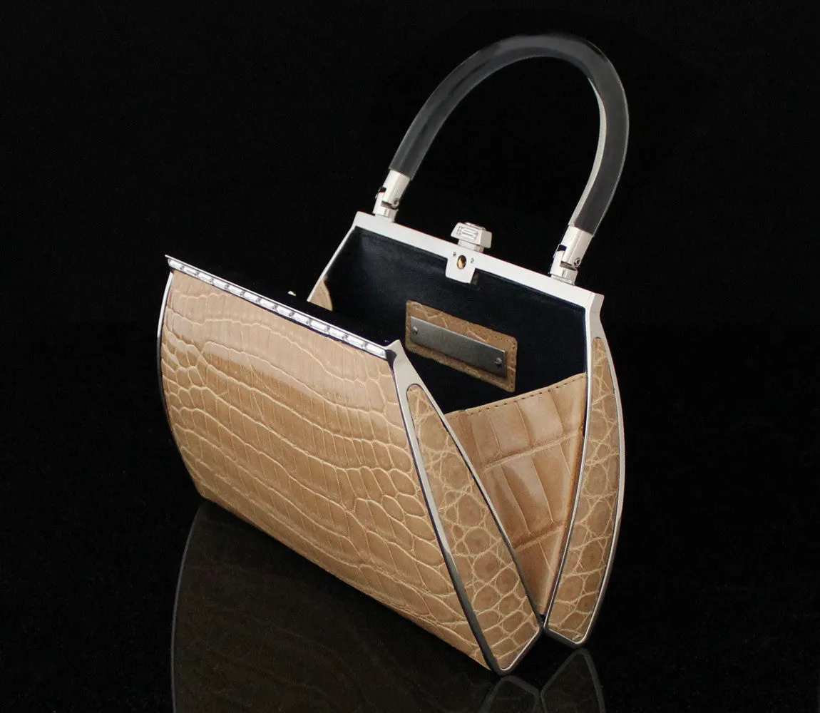 Alligator Bag Light Gold