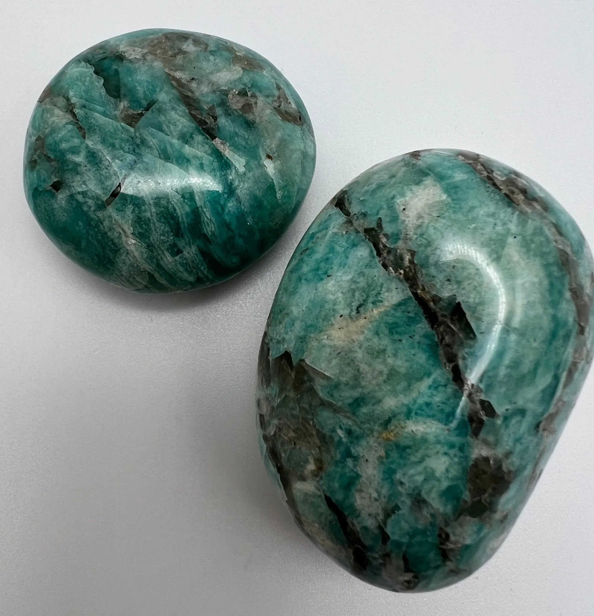 Amazonite Palm Stone