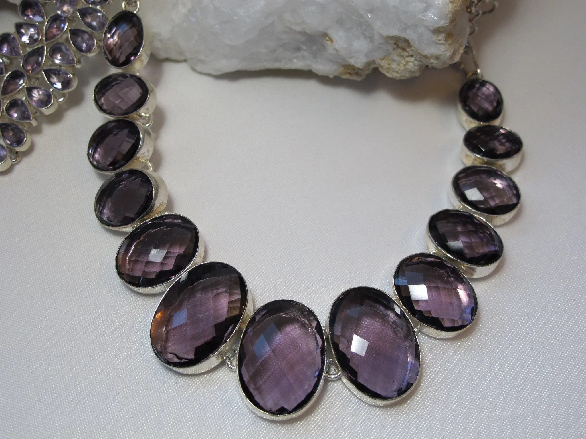 *Amethyst Quartz Necklace 1