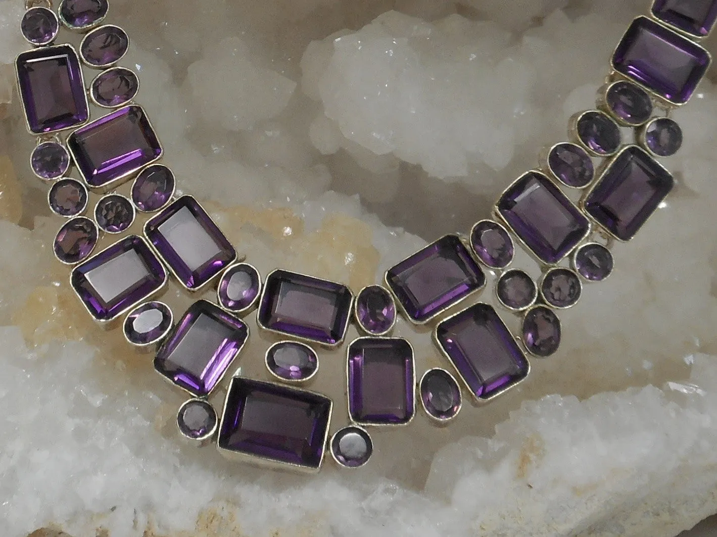 *Amethyst Quartz Necklace 2