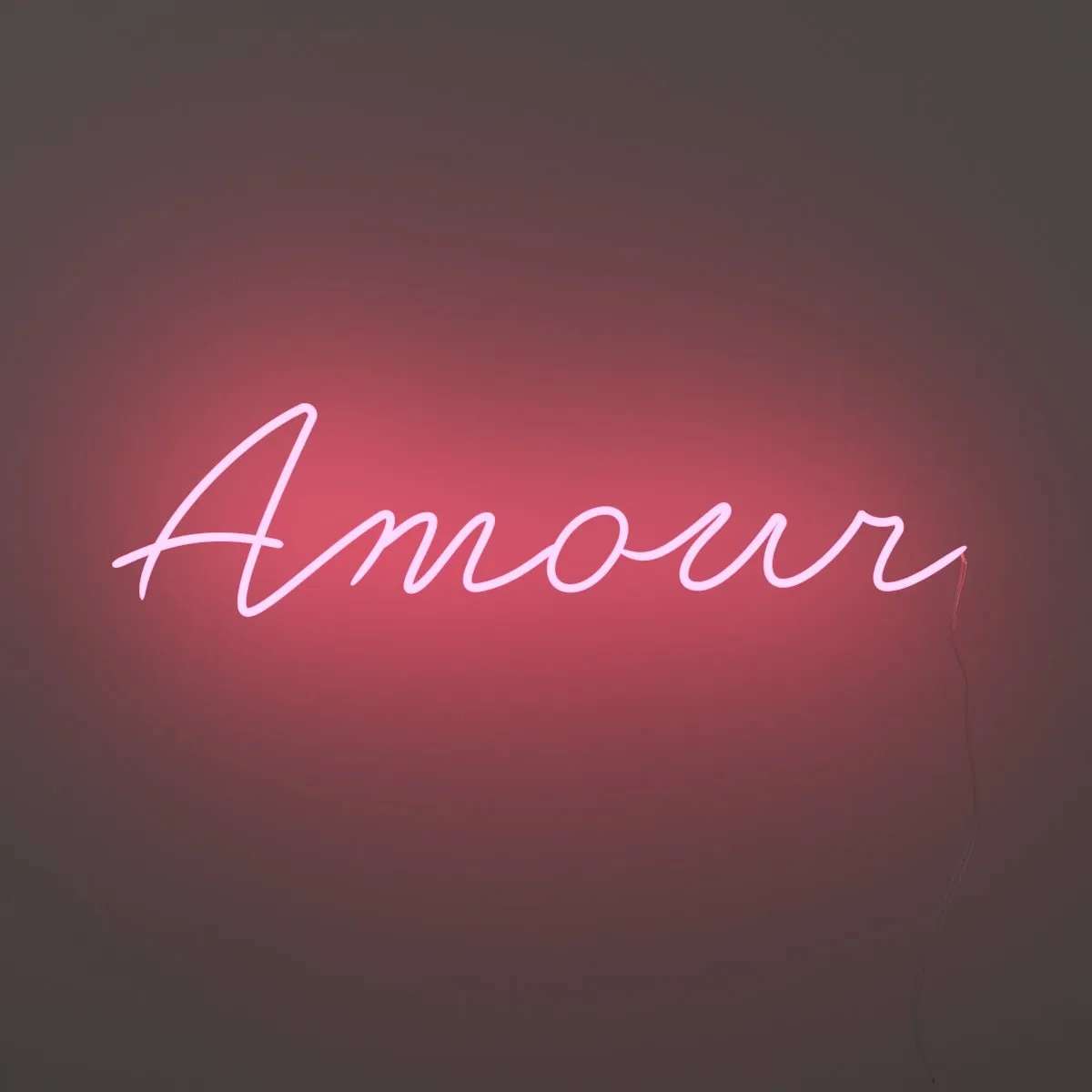 Amour Cursive - LED neon sign
