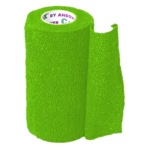 Andover Coflex-Vet 4"x 15' bandage (Neon green)