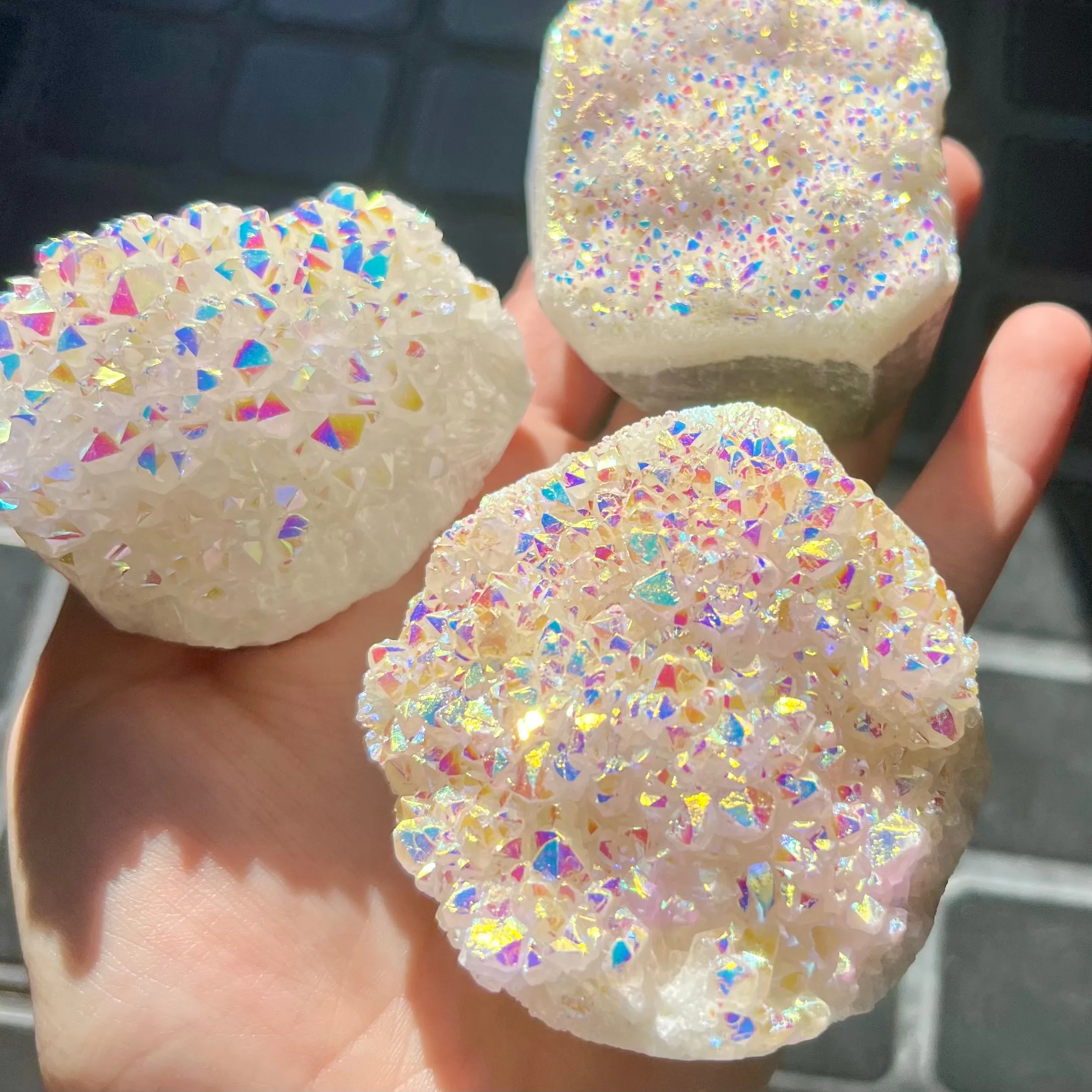 Angel Aura Quartz Cluster