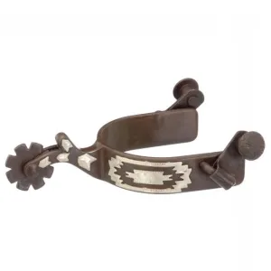 Antique Brown/Silver Southwest Spurs for Youth