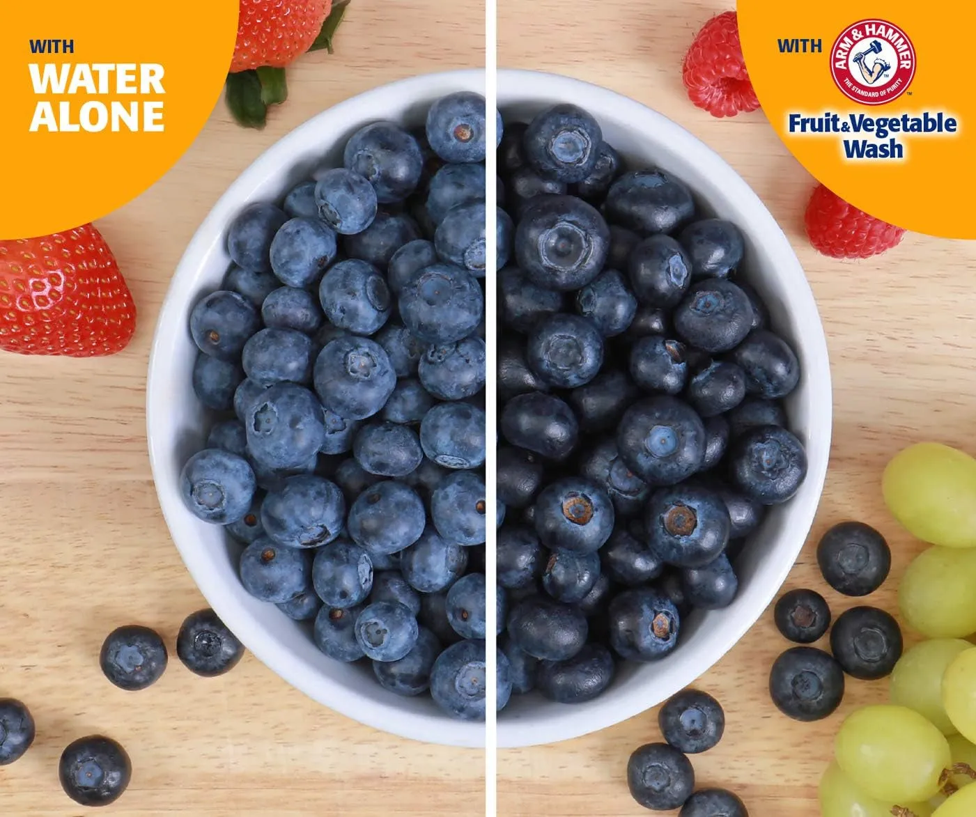 Arm and Hammer Fruit & Vegetable Wash, Produce Wash, Produce Cleaner, Pack of 3, 16 Oz. Bottles, 1 Trigger (Packaging May Vary)