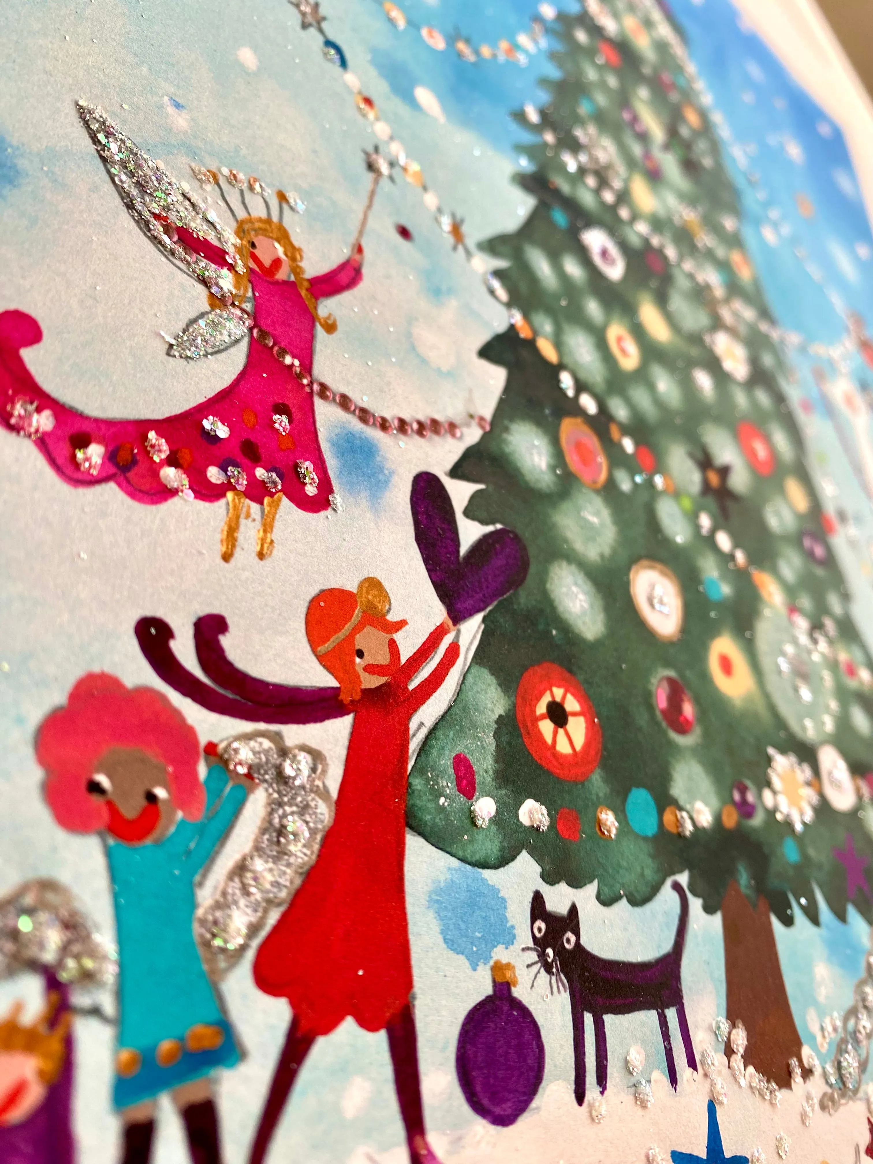 Art Prints | Magical Christmas Tree  | Lucy Loveheart